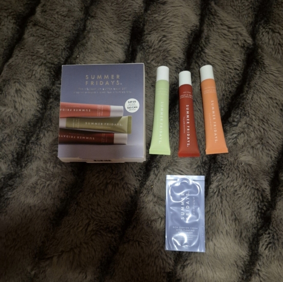 Summer Fridays Other - SUMMER FRIDAYS THE HOLIDAY LIP BUTTER BALM SET SOLD OUT!!!!